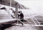 Orville Wright and the Wright Model A Flyer by August Scherl
