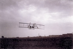 Orville Wright flying the Flyer