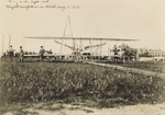Wright aeroplane on track ready to start, Fort Myer, Va