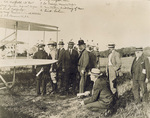 Officials inspecting the Wright Model A Flyer at Fort Myer