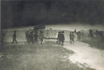 Rescuers carrying Orville Wright after his crash at Fort Myer by J. H. Hare