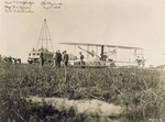Soldiers and spectators inspecting the Wright Model A Flyer at Fort Myer by U.S. Air Service