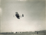 The Wright Model A Flyer flying over the parade ground at Fort Myer by C. H. Claudy