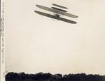 Orville Wright and Maj. Squier in flight at Fort Myer by U.S. Air Service