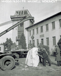 Installation of marble monument at Maxwell Field by U.S. Army Air Forces, Training Command