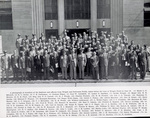 Members of the Institute of Aeronautical Sciences with Wright and Patterson Field officers