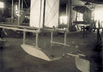 Steering rudder pontoon of Wright Model CH Flyer