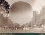 Gas balloon ready for ascension by W. Middleton Ashman