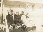 Group photo of pilots Kantner, Lillie, and Fowler by Jeff Davis