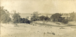 Kitty Hawk and Kitty Hawk Bay seen from the Wright's camp by Orville Wright