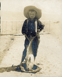 Tom Tate and his fish by Orville Wright
