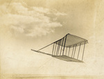 Wright 1900 glider flying as a kite