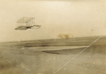 Wright 1901 glider in flight by Wright Brothers