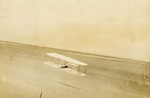 Wilbur Wright piloting the Wright 1901 glider by Octave Chanute