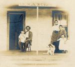 William Tate and Family on the Porch of the Kitty Hawk Post Office, September, 1900 by Wright Brothers