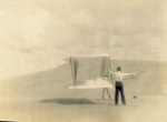 Testing the Wright 1901 glider at Kill Devil Hills