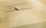 Wilbur Wright soaring in the Wright 1902 glider by Wright Brothers