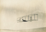 The Wright 1902 glider in flight by Wright Brothers