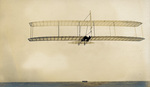 Wilbur Wright gliding in the Wright 1902 glider