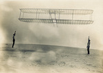 Testing the Wright 1902 glider as a kite by Wright Brothers