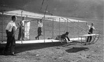 Movie Replica of a Wright 1902 glider by Luton News