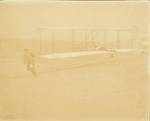 Wright 1902 glider being launched