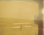 Wright 1902 glider in flight by Octave Chanute