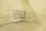 Wright 1903 Flyer on launch rail by Wright Brothers