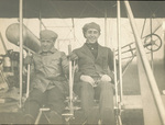 Welsh and Dodge seated in Wright Model B Flyer