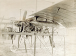 Engine, propellers and fuel tank for Curtiss "push-pull" monoplane by U.S. Army Air Corps, 2nd Photo Section