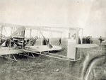 Left rear view of Hoxsey's Wright Model B Flyer by U.S. Army Air Corps, 2nd Photo Section