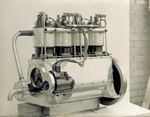 Four-cylinder vertical Wright engine