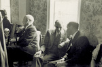Orville Wright, Henry Ford, and A. Roy Knabenshue by Goddard