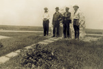 Capt. Kindervater, Orville Wright, William Tate and Capt. Gilman