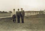 Capt. Gilman, Orville Wright, and Capt. Kindervater
