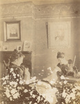 Katharine Wright and Margaret Goodwin sewing
