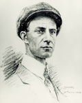 Portrait of Wilbur Wright by Mieziner (France)