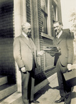 Floyd O. Rorick presents typewriter to Orville Wright