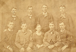 Group photograph including Reuchlin and Lorin Wright