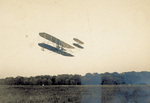 Wright Model A Flyer in flight by C. H. Claudy