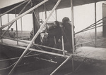 Wilbur Wright and a French passenger