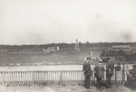 Wright 1907 Model Flyer and launching apparatus at Hunaudieres race course