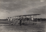 Wright 1907 Model Flyer on launch rail