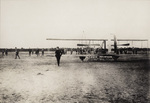 Wright 1907 Model Flyer ready for takeoff at Camp d'Auvours