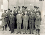 Group photograph at Wright Field dedication