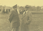 Orville Wright with General Vanaman at Wright Field