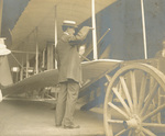 Wright Model A Flyer being loaded on a wagon
