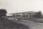 Wright 1907 Model Flyer on field at Hunaudieres
