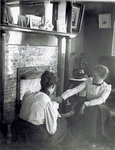 Katharine Wright and Harriet Silliman in the Parlor