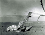 Wrecked Glider in the Sand
